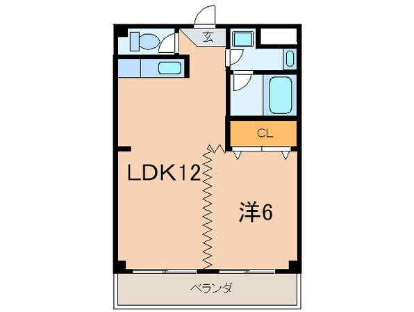 ハイヒル愛宕山の物件間取画像